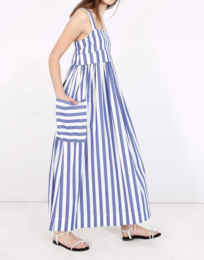 Madewell WHIT Striped Pocket Dress