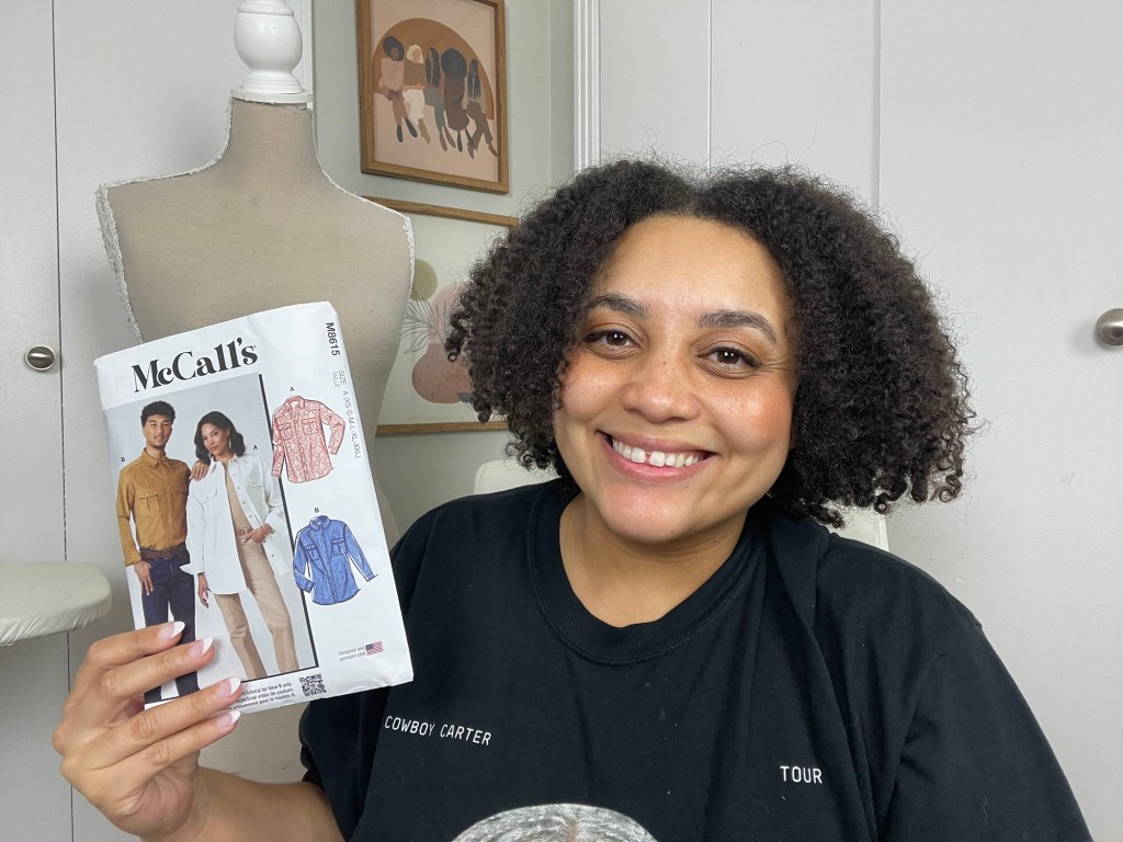 Learn to sew a men’s shirt (McCall’s&nbsp;8615)